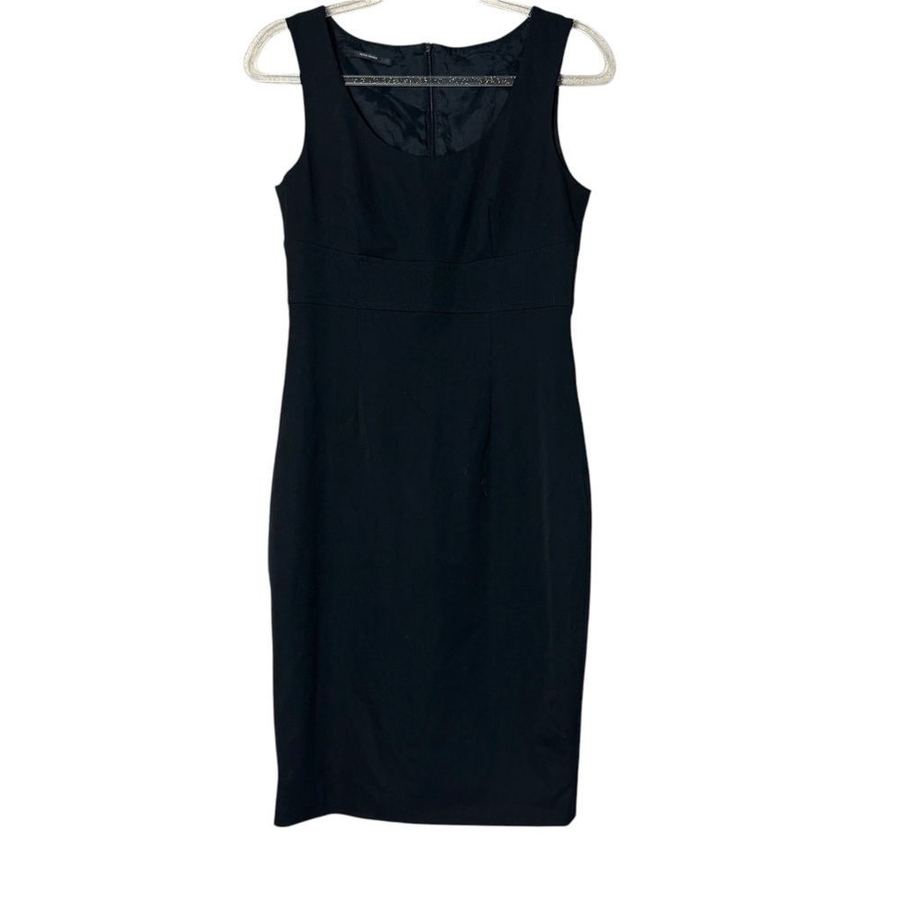 Rena Marx Black Sleeveless Sheath Dress